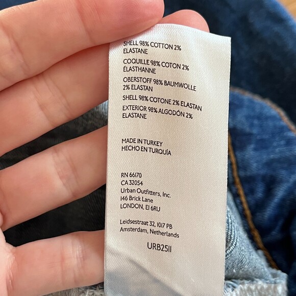 BDG Jeans Jewel Pocket Flaps Size 26 Denim Flares Urban Outfitters - Picture 4 of 7